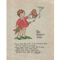 Child Holding Hands With Squirrel & Toy Doll An...