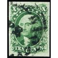 15, Used Superb 10¢ With Four Large Margins All...