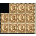582, Mint VF NH 1 1/2¢ Block of 11 Stamps CV $1...