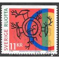 SWEDEN 2007 SAMI CULTURE ARTIFACTS PAINTING FRA...