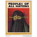 ARAB WOMAN IN BURKA, EGYPT, BOOK ILLUSTRATION, ...