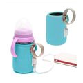 Portable Bottle USB Warmer Heater Travel Baby K...