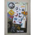 DINOSAUR Kids Tattoo Set Temporary Tattoos Jura...