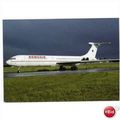 BEMOAIR ILYUSHIN IL62 M AIRCRAFT POSTCARD A11651