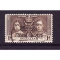 NYASALAND 1937 CORONATION SG 128 1d BROWN FINE ...