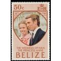 Belize 1973 Royal Wedding 50c Princess Anne Unm...
