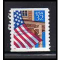 2913v 32c U.S. Flag Over Porch Very Fine MNH LG...