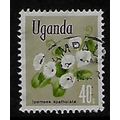 UGANDA 1969 FLOWES 40c IPOMOEA SPATHULATA SG 13...