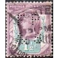 1887-90 Queen Victoria. 1.1/2d. Purple & Green....