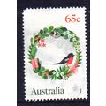 AUSTRALIA: 2020, 65c CHRISTMAS WREATH, USED SEL...
