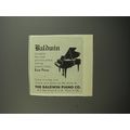 1952 Baldwin Piano Ad - Baldwin occupies the most glorious place among pianos