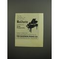 1952 Baldwin Piano Ad - For the orchestra.. for my own use