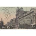 Collins Street West Melbourne Antique 1907 Post...