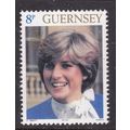 Guernsey 1981 Royal Wedding Lady Diana 8p Mint ...