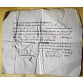 1839 Warren County Ohio original Marriage Licen...