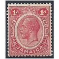 Jamaica 1912 SG58 1d Carmine-Red Mounted Mint