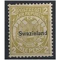 Swaziland 1889 SG5 2d Olive-Bistre Mounted Mint...