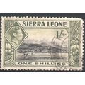 Sierra Leone 1938 - SG196 - 1/- black & green K...