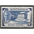 Montserrat 1951 SG129 8c Deep Blue Mounted Mint...