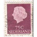 Netherlands 1953 - 75c violet - Queen Juliana -...