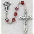 July Birthstone, Ruby Rosary, Plus two free pra...