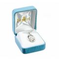 St. Monica 24 Inch Sterling Silver Necklace