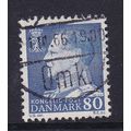DENMARK 1961 KING FREDERICK IX 80ore BLUE SG442a