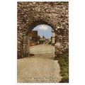 Roman Gateway Pevensey Castle East Sussex Postc...