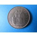 1967 QUEEN ELIZABETH II ONE PENNY FREE POST. (b) H