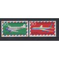 GERMANY 1969 50TH ANNIV AIRMAIL SERVICE SET MNH