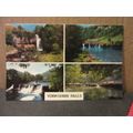 YORKSHIRE FALLS ,multiview used postcard. Colou...