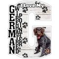 I Love My German Wirehaired Pointer Fridge Magnet