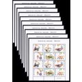 Macao Macau Street traders 10 Sheetlets WHOLESA...
