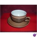 DENBY COTSWOLD TEA CUP WITH SAUCER (14/10)