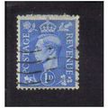 1950 GB GEORGE V1 1D BLUE F/U SG504