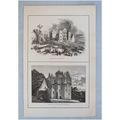 Antique Print - Fifeshire Craighall House / Abe...