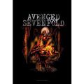 Avenged Sevenfold Fabric Poster Flag Fire Bat T...