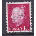 MONACO 1974 PRINCE RAINIER III 1F RED USED