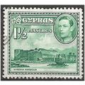 Cyprus 1951 SG155ab 1 1/2pi Green Very Fine Use...