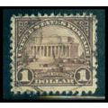 Used 571 $1 Lincoln Memorial Barely Clears M09792