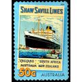 Australia 2004 Bon Voyage 50c Used P&S Stamp Sh...