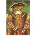 Art HENRY THE TUDOR CAT Postcard (Mayfair SH 360)