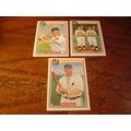 1983 Donruss Hall of Fame Heroes, 3-Cards, WAGN...
