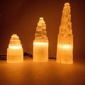 Selenite Lamp | Choose a size | Morocco[ ]