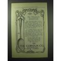 1914 Gorham Silver Ad - The Albermarle, Tea Spoon