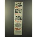1947 Wild Harvest Movie Ad - Alan Ladd, Dorothy Lamour