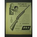1958 BSA .22 Airsporter Rifle Ad - Teach your s...
