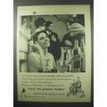 1960 Johnnie Walker Scotch Ad - Lamplight