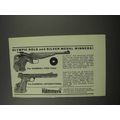 1966 Hammerli Free and International Pistols Ad