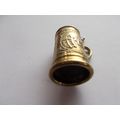 STEINE / MINITURE CAST BRASS STEINE/BEER MUG (0...